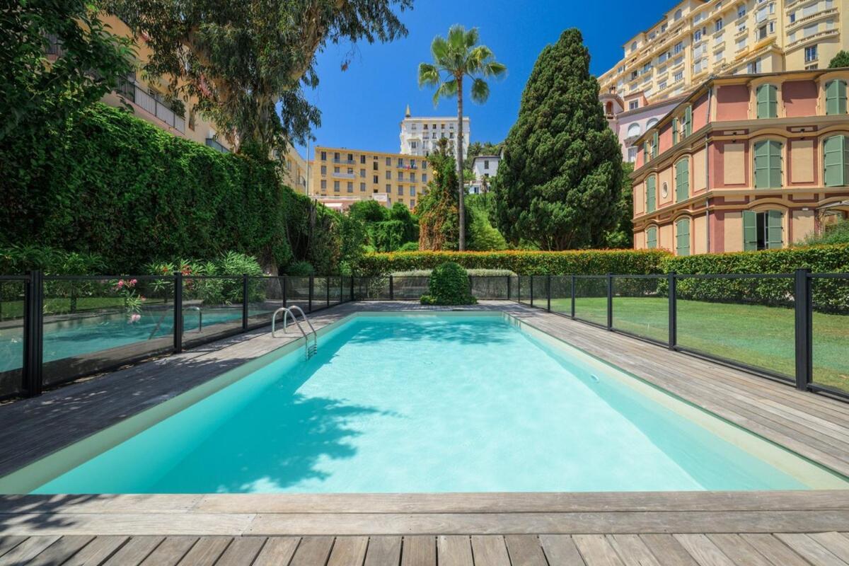 Apartamento Le Coq Wagner - Garage - Swimming Pool Menton Exterior foto