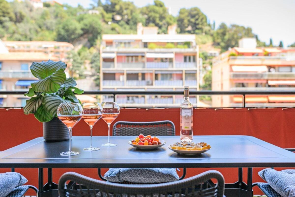 Apartamento Le Coq Wagner - Garage - Swimming Pool Menton Exterior foto