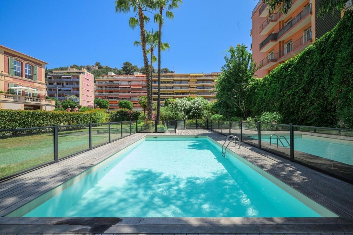 Apartamento Le Coq Wagner - Garage - Swimming Pool Menton Exterior foto